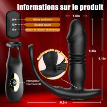 Load image into Gallery viewer, 【HOT】SAUL Vibromasseur de prostate avec 3 mouvements de va-et-vient et 12 vibrations