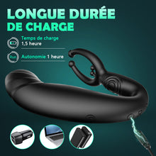 Load image into Gallery viewer, Vibromasseur anal pour masser la prostate, 3 en 1 multifonction