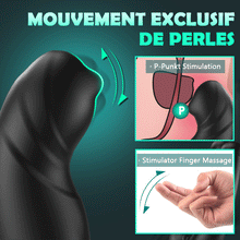 Load image into Gallery viewer, Vibromasseur anal pour masser la prostate, 3 en 1 multifonction