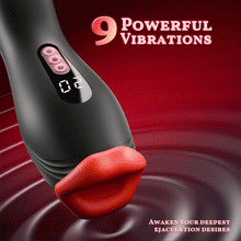 Load image into Gallery viewer, Enchantment - 9 Vibrations 4 Suctions Clamping Suction Oral Simulation Male Masturbator
