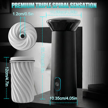 Load image into Gallery viewer, 9 Suction Modes &amp; Powerful Vibration 2.8x Wide Sleeve Electric Male Masturbator Cup