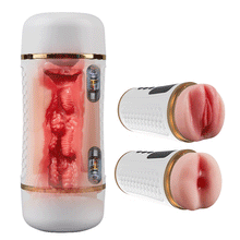 Load image into Gallery viewer, Throb - Dual-End Vibrator Ausdauer-Trainer Edging-Verzögerung &amp; Endurance-Builder Masturbator für