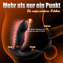 Load image into Gallery viewer, Hugo – Tragbarer Prostata-Massager mit Stoßbewegungen, Gurten sowie App- &amp; Fernbedienungs-Doppelsteuerung