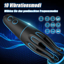 Load image into Gallery viewer, Elektro Schock Penis Trainer Vibrator mit 10 Vibrationsmodi &amp; 6 Elektrostimulation