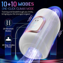 Load image into Gallery viewer, Automatische Masturbatoren Penis Stroker Blowjob mit 10 Klopfen &amp; 10 Vibrationsmodi