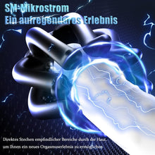Load image into Gallery viewer, Elektro Schock Penis Trainer Vibrator mit 10 Vibrationsmodi &amp; 6 Elektrostimulation