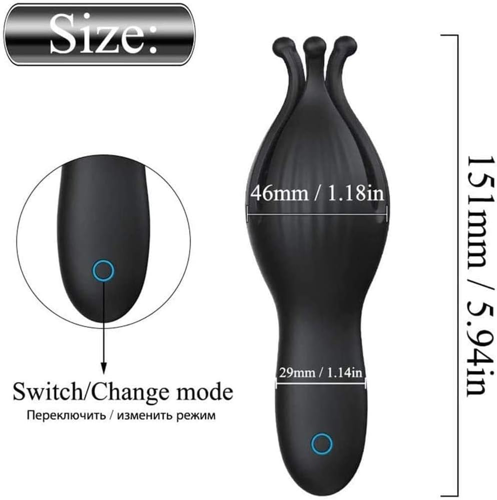 Suceur Tasse de Masturbation Masculine Automatique Puissantes Fonctions de Poussé et de Voix Rotatives Pour la Stimulation du Pénis,Electrique jouets Sextoyse Plaisir Homme