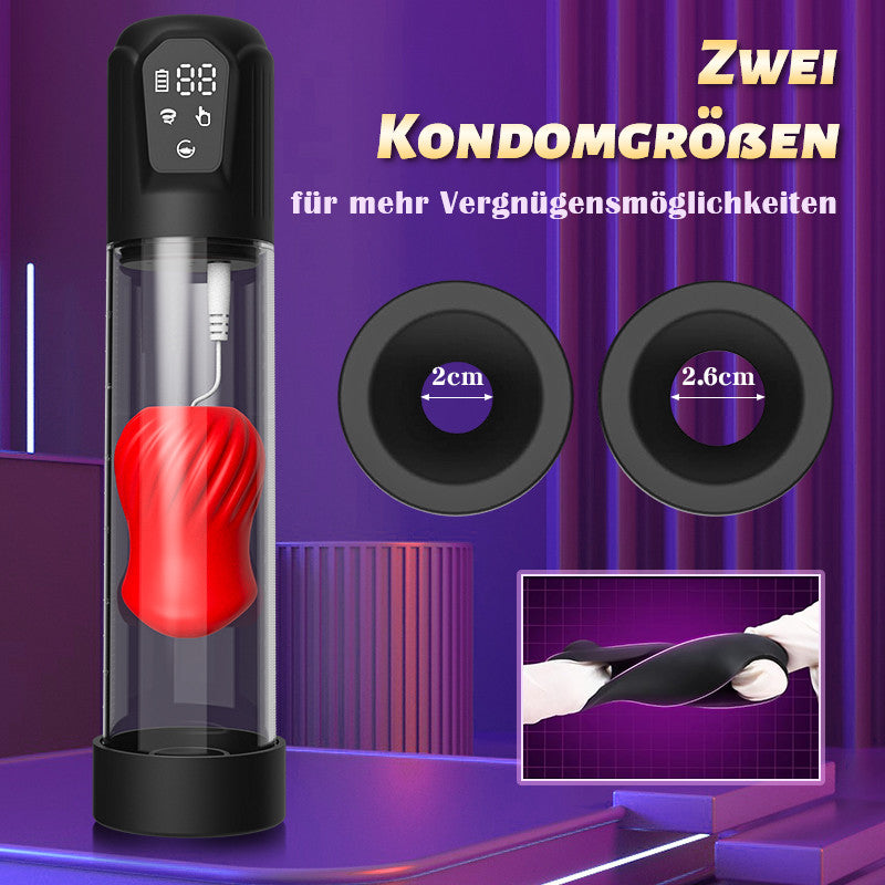 5 Saugen 7 Vibrationsgurte mit 2 Peniskondome Penispumpe