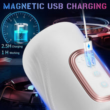 Load image into Gallery viewer, Automatische Masturbatoren Penis Stroker Blowjob mit 10 Klopfen &amp; 10 Vibrationsmodi