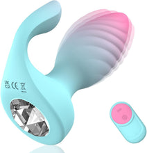 Load image into Gallery viewer, Analplug für Frauen mit Vibration Anal Plug Vibrator, Analvibratoren für Mann Butt Plug Sexspielzeug für Paare mit 10 Vibration Prostata Stimulation Männer Sex Spielzeug für die Männer Buttplug