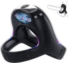 Load image into Gallery viewer, Vibrating Cock Ring, Silicone Dual Cock Ring Vibrator with 9 Vibration Modes for Perineum/Clitoral Stimulation - Longer, Harder, Stronger Erection, Improves Sex Toys and Games for Adults