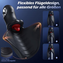 Load image into Gallery viewer, Sex Spielzeug für die Männer Masturbator, Zungenlecken Flattern Masturbatoren Vibrator, Upgraded Flügeldesign Vibratorensets Masturbieren für Männer Paare Sex Toys mit 10x10 Modi &amp; APP Reif Glanvoo