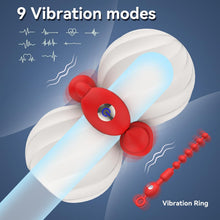 Load image into Gallery viewer, Elektrischer Masturbator Mann mit 9 Vibrationsmodi Elektrischer Masturbator Cup 3D Realistische Vagina Heizung,Automatischer Mastubratoren Taschenmuschi Penis Stimulator Penis Masturbatoren