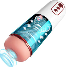 Load image into Gallery viewer, Elektrischer Masturbator Mann Handfrei Cup mit 7 Saug- und Vibrationsmodi, Penispumpe Vibrator Sex Spielzeug für die Männer Sex Toys, Masturbieren für Männer, Taschenmuschi Penis Masturbatoren