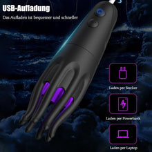 Load image into Gallery viewer, Elektro Schock Penis Trainer Vibrator mit 10 Vibrationsmodi &amp; 6 Elektrostimulation