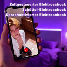 Load image into Gallery viewer, App-gesteuertes E-stim Keuschheitskäfig Peniskäfig Penis Bondage mit 10 Frequenz