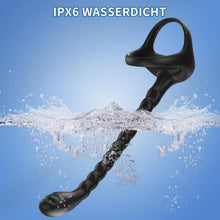 Load image into Gallery viewer, Prostata Stimulation Männer mit Penisring Vibratoren - Cockringe Analvibratoren für Mann mit Fernbedienung, 10 Vibrationsmodi Anal Vibratorstarb Vibration, Sex Spielzeug für Die Männer Paare Extrem