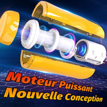 Load image into Gallery viewer, Electric Masturbateurs Masculins Automatique Électrique Sextoyse Homme Sex, 7 Télescopique + Vibrations Masturbeuse Va et Vient, Mains Libres