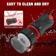 Load image into Gallery viewer, Electric Masturbator Cup,Masturbating for Men with 10 Vibrations,5Suction Modes, Masturbating for Men, Masturbating for Men Solo Pocket Pussy Masturbators, Trainer, Sex Toy for Couples