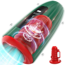 Load image into Gallery viewer, 360° umwickeltes Elektrischer Masturbator Groß Penistrainer Vibrator Sex Spielzeug für Männer, HeizfunktionPenisvibrator 9 Vibrations für Training längere Ausdauer, Eichel Stimulator Sexspielzeug solo