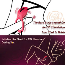 Load image into Gallery viewer, Couples Rose App Remote Control Wearable Vibrator, Couple Women Adult Sex Toys Games for Men, Hands Free Panty Clitoris Vibrator Vibrating Cock Ring, ZOOPLOU BDSM Female Sex Toy