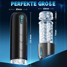 Load image into Gallery viewer, Elektrischer Masturbator Cup, Masturbieren für Männer mit 7 Saugmodi 7 Rotationsmodi, Blowjob Taschenmuschi Penis Stimulator 3D Realistischer Vagina Pussy Sex Spielzeug für die Männer Sex Toys