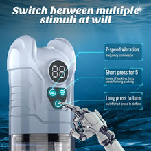 Load image into Gallery viewer, Penis Pump Sex Toys for Man - Masturbator Male Sex Toys Extender, Male Masturbator Penis Pump, Pussy Vacuum Enlarger with Erectile Dysfunction, Masturbators Realistic with 5 Sucking &amp; 7 Vibration