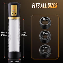 Load image into Gallery viewer, Penis Pump Adult Sex Toys for Men - Electric Male Masturbator Penis Enlarger Vacuum Pump with 5 Sucking Levels, Cock Pump Penis Extender Training Male Sex Toys for Dick Enlargement with 6 Cock Rings