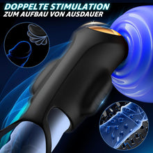Load image into Gallery viewer, Masturbieren für Männer Penis Vibrator Eichel Stimulation Trainer,Sex Spielzeug für die Männer Zunge Oralsex Masturbator 9 Modi, Sex Toyset für Man Vibratorensets Sexspielzeug Solo Masturbatoren