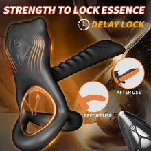 Load image into Gallery viewer, Anneau Penien - Anneau Homme Vibrant Sex Toýs Femme Homme, 12 Modes Sextoyse Homme Sex Toys, Anneaux de Pénis Sextoyse Couple Plaisir, Sex Toyspour Pour Homme, Anneau Vibrant Pénis Clitoridienne