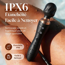 Load image into Gallery viewer, Vibromasseurs Feminin Vibrant à Double Embout Sextoy Silencieux Vibrator | 12 Modes Vibration &amp;Tête Flexible Vibromasseur Sex Toys, Sextoyse Femme Couple Plaisir Clitoridienne, Gode Vibro-masseur Sex