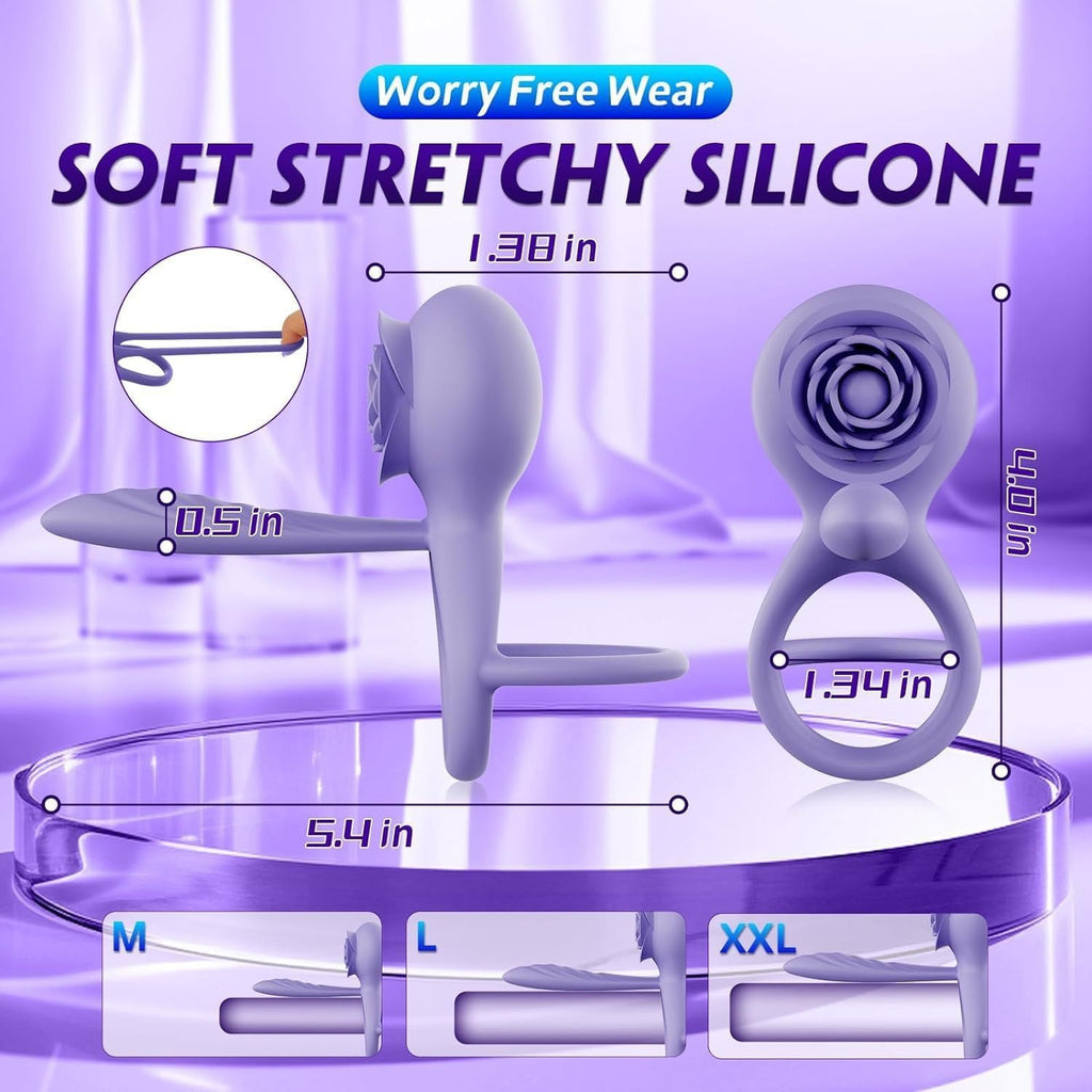 Männlicher Penisring-Vibrator, Sexspielzeug für extremen Sex für Paare mit 9 Vibrationsmodi und Fernbedienung, Cockring-Vibrator Massage Cock Hoden Sexspielzeug für Männer