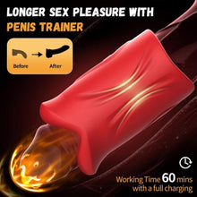 Load image into Gallery viewer, Penistrainer APP Steuerung Elektrischer Masturbator Eichel Stimulator für Männer mit 9 Vibrationsmodi Masturbatoren Oralsex Penis Vibrator Masturbieren Sex Spielzeug für die Männer Solo