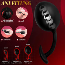 Load image into Gallery viewer, Neuer Aufblasbar Analplug Mit Magnetverschluss-System für Luftpumpe Sex Spielzeug für die Männer, Verstellbar Riesen Dildo Butt Plug Abnehmbarer, Sex Toys Anal Plug SM Sexspielzeug für Paare Frauen
