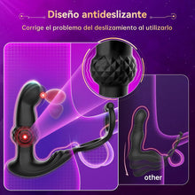 Load image into Gallery viewer, Upgraded Analvibratoren für Mann Prostata Stimulation Männer mit Dual Penisring, Diamantartiger Analplug für Männer Vibratorensets Sex Spielzeug, 30°Aufwärtsdesign Anal Vibrator mit 7 Modi &amp; RC