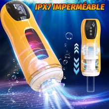 Load image into Gallery viewer, Electric Masturbateurs Masculins Automatique Électrique Sextoyse Homme Sex, 7 Télescopique + Vibrations Masturbeuse Va et Vient, Mains Libres