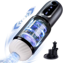 Load image into Gallery viewer, Masturbieren für Männer Elektrisch, Sex Spielzeug für Die Männer mit 5 Teleskop Rotation &amp; 5 Saugmodi, Stufenloses Getriebe CVT Taschenmuschi Masturbator Penis Masturbatore