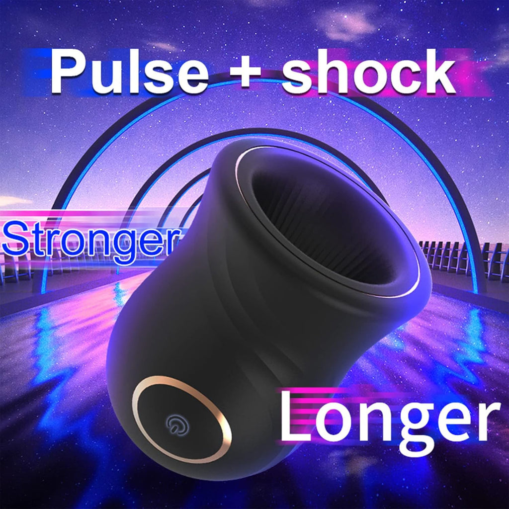 Elektrische Masturbator Cup mit 12 Vibrationsmodi – Taschenmuschi für Männer, Wasserdichter Masturbator mit Spiralstruktur, Vibratorensets Sexspielzeug für Männer Solo & Paare