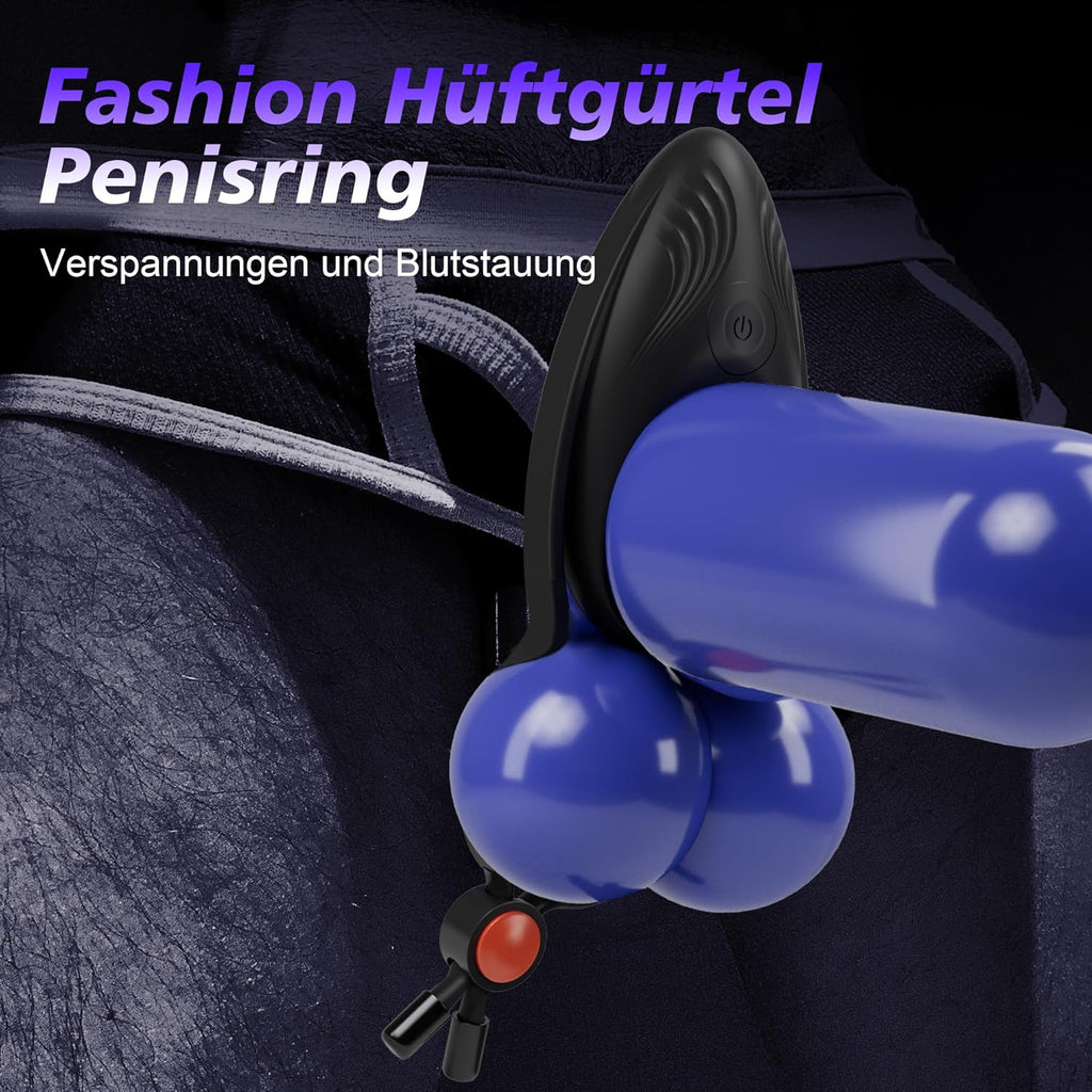 Penisring Vibrator Cockring für Männer Verstellbar Sextoysets für Paare Männer Sex, Paarvibrator mit 10 Vibrationsmodi Sex spielzeug für Paare extrem Männer Klitoris Penis Ring Erotik