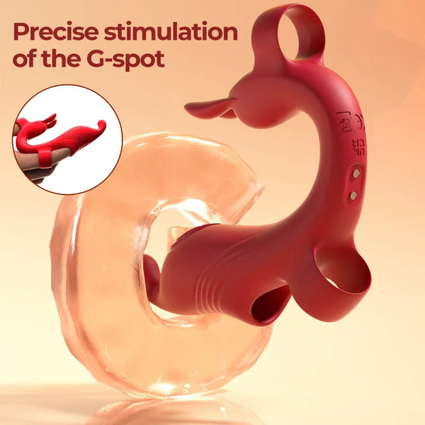 Rabbit-Fingervibrator für Frauen – Stimulator für Brustwarzen, Klitoris und G-Punkt für Paare