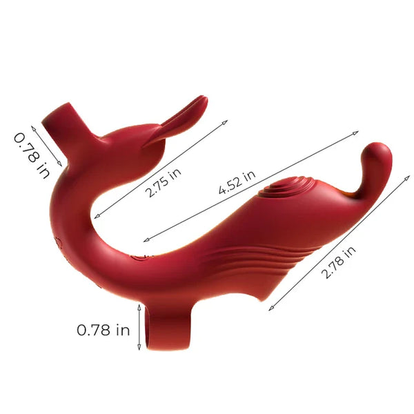 Rabbit-Fingervibrator für Frauen – Stimulator für Brustwarzen, Klitoris und G-Punkt für Paare