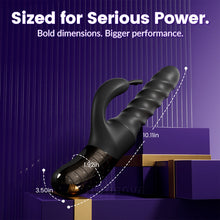 Load image into Gallery viewer, Thrusting 360 °&amp; Rotating Vibrator – Dual Motor G-Spot &amp; Clit Stimulator