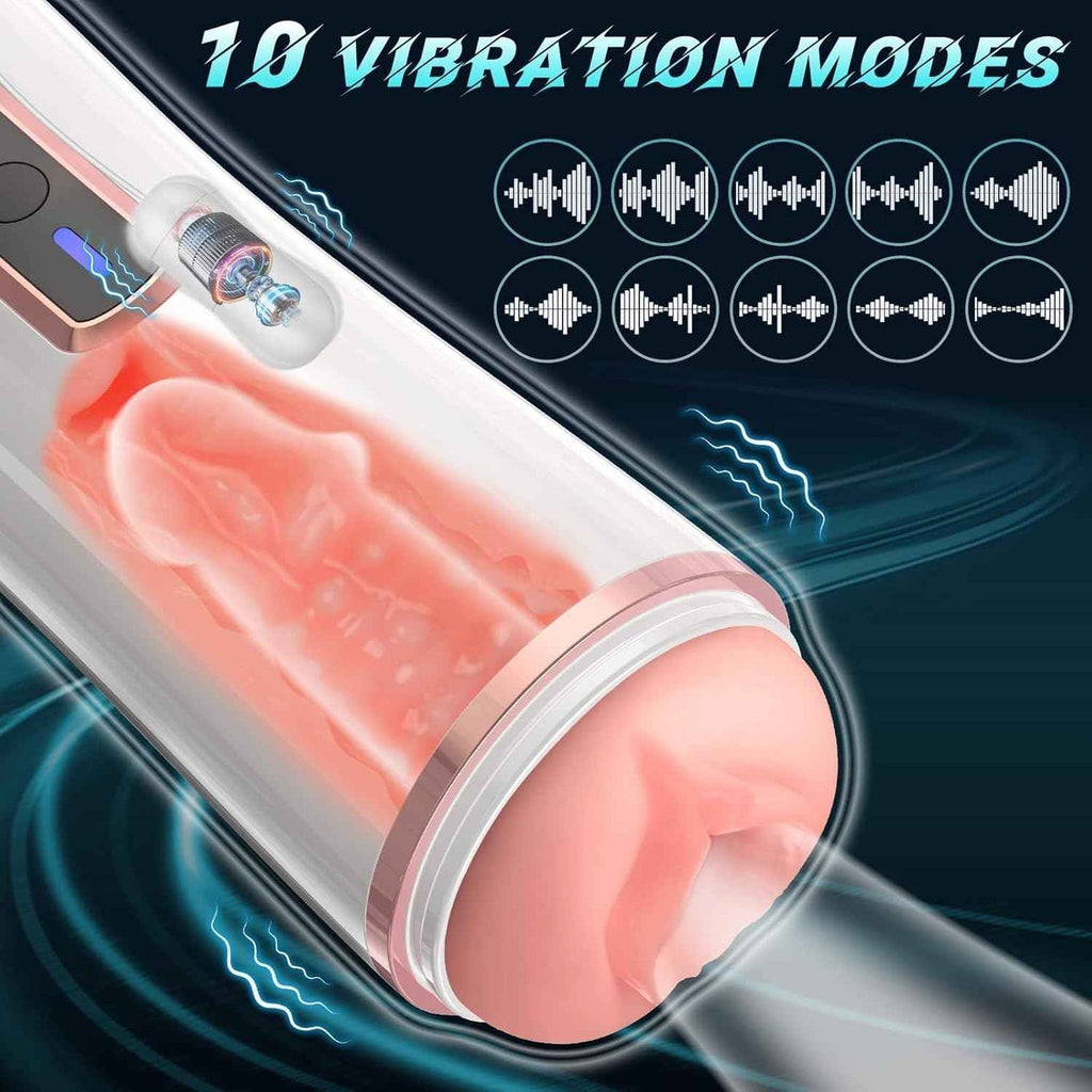 Desire Flow – Vibrierender Masturbator-Becher