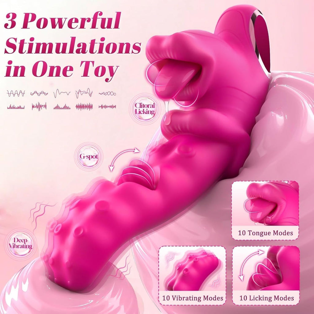 Soft Bite Club Dual-Mode Vibration & Tongue-Licking Vibrator