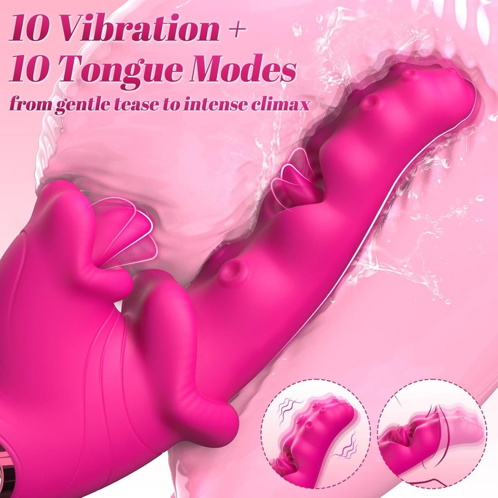 Soft Bite Club Dual-Mode Vibration & Tongue-Licking Vibrator